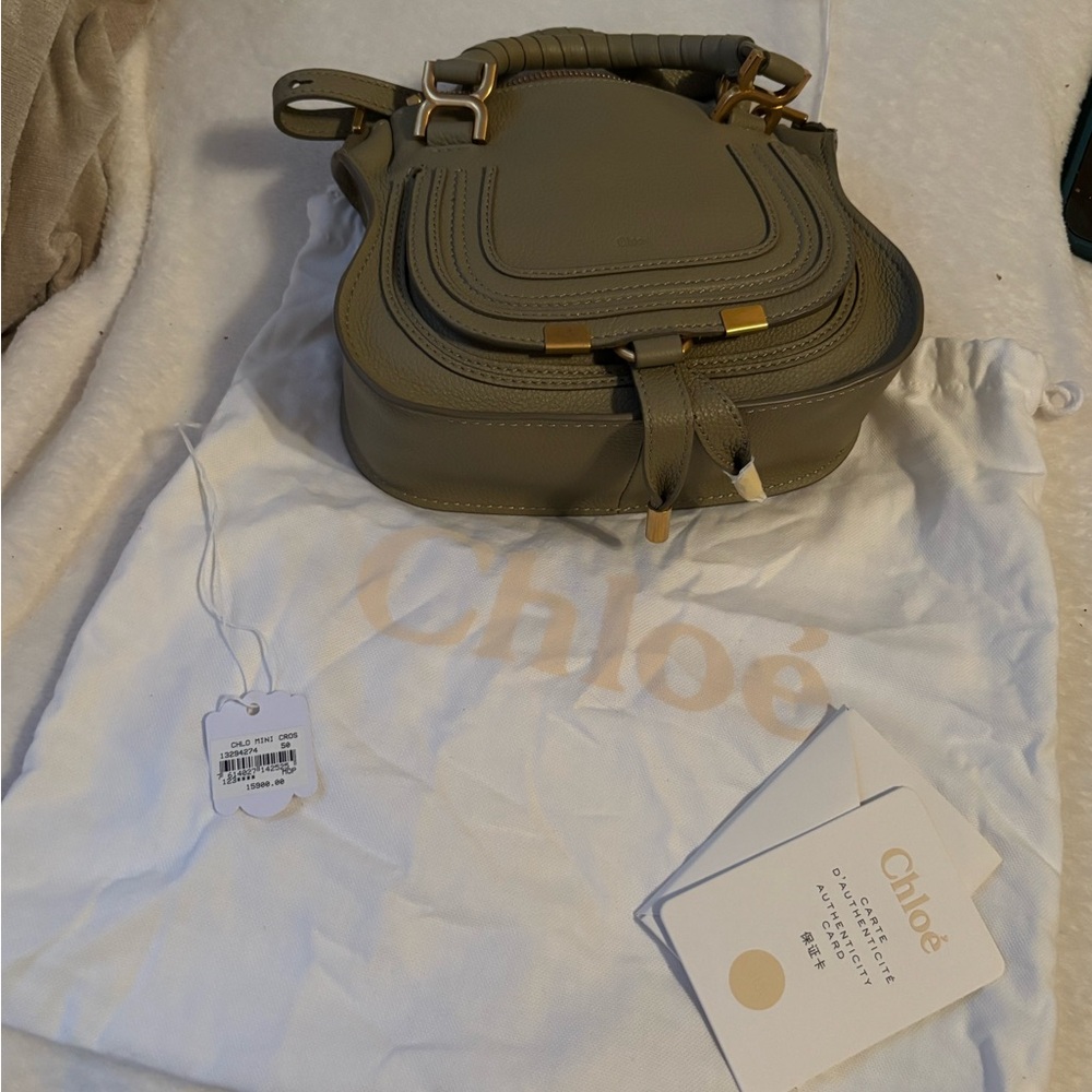 Authentic Chloe mini  Marcie bag with crossbody straps